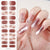 UV Gel Sticker Semi-cured Fall Flower