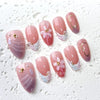 30 Pcs Short Almond Cherry Blossom Powder