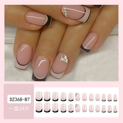 White-edged French wear nail plate