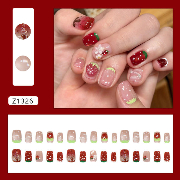 30 pois fraise mignons