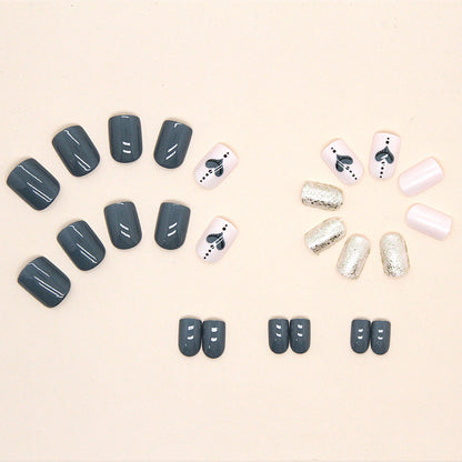 24Pcs press on nail W388