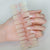Semicured UV gel nail sticker kit JM072