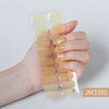Semicured UV gel nail sticker kit