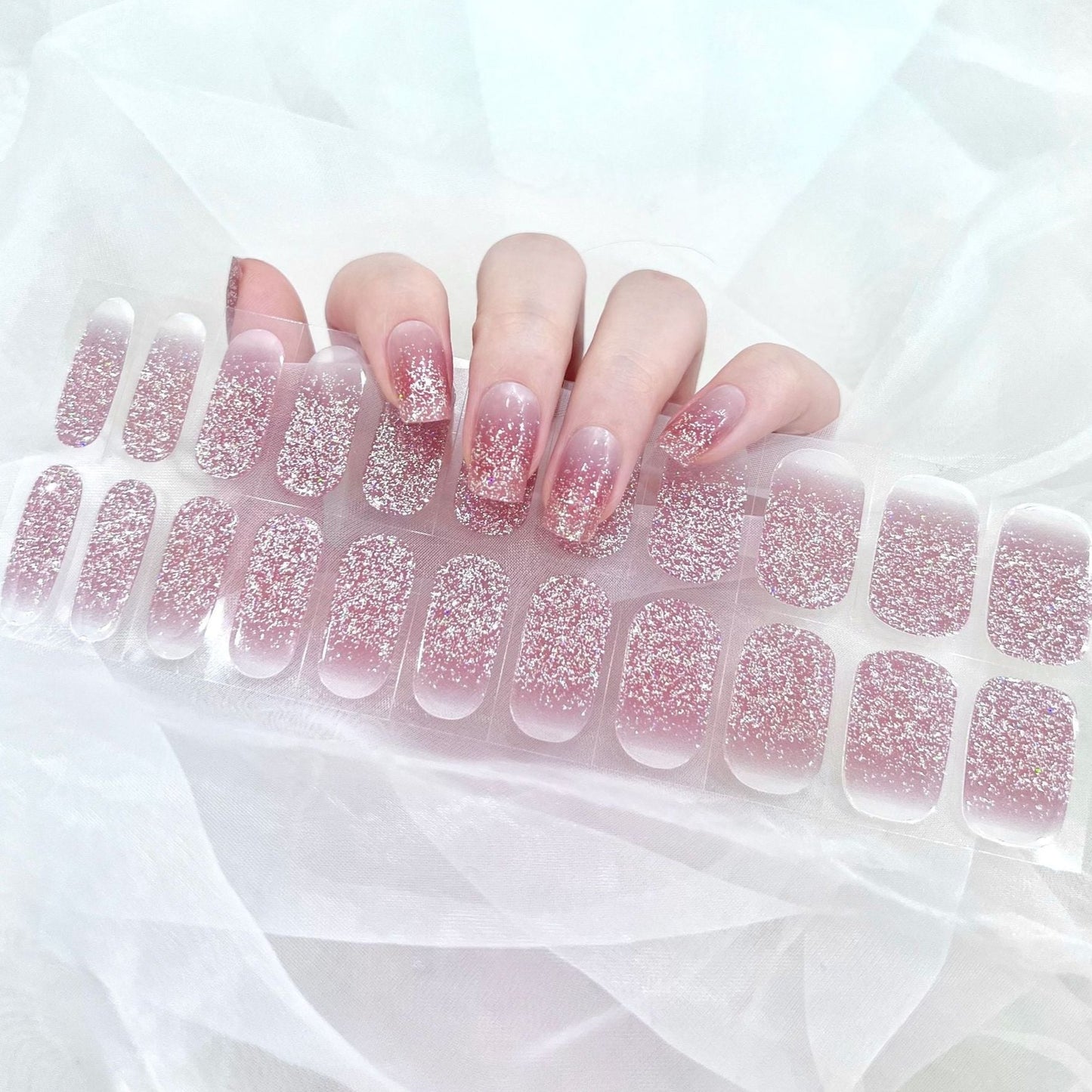 Semicured UV gel nail sticker kit GEL2022