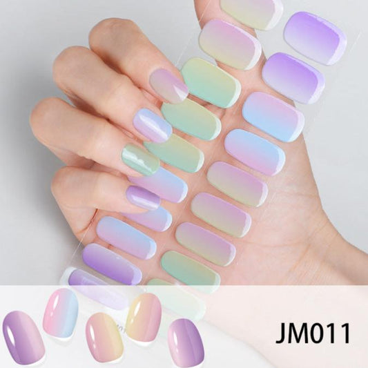 Semi-cured Gel Nail Strips JM011