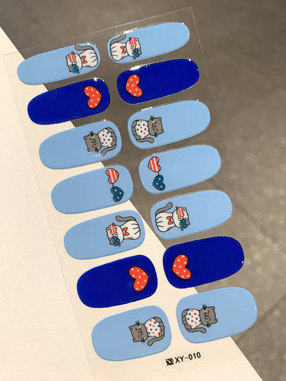 Independence day nail wraps