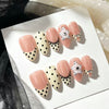 30 pieces chicken yellow polka dots French style