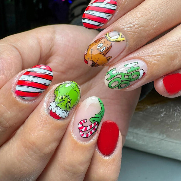 24pcs/Set Press On Nails JB553