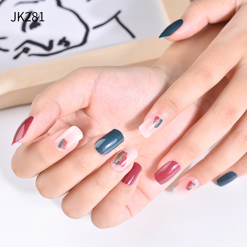 Semi-cured Gel Nail WrapsJK281