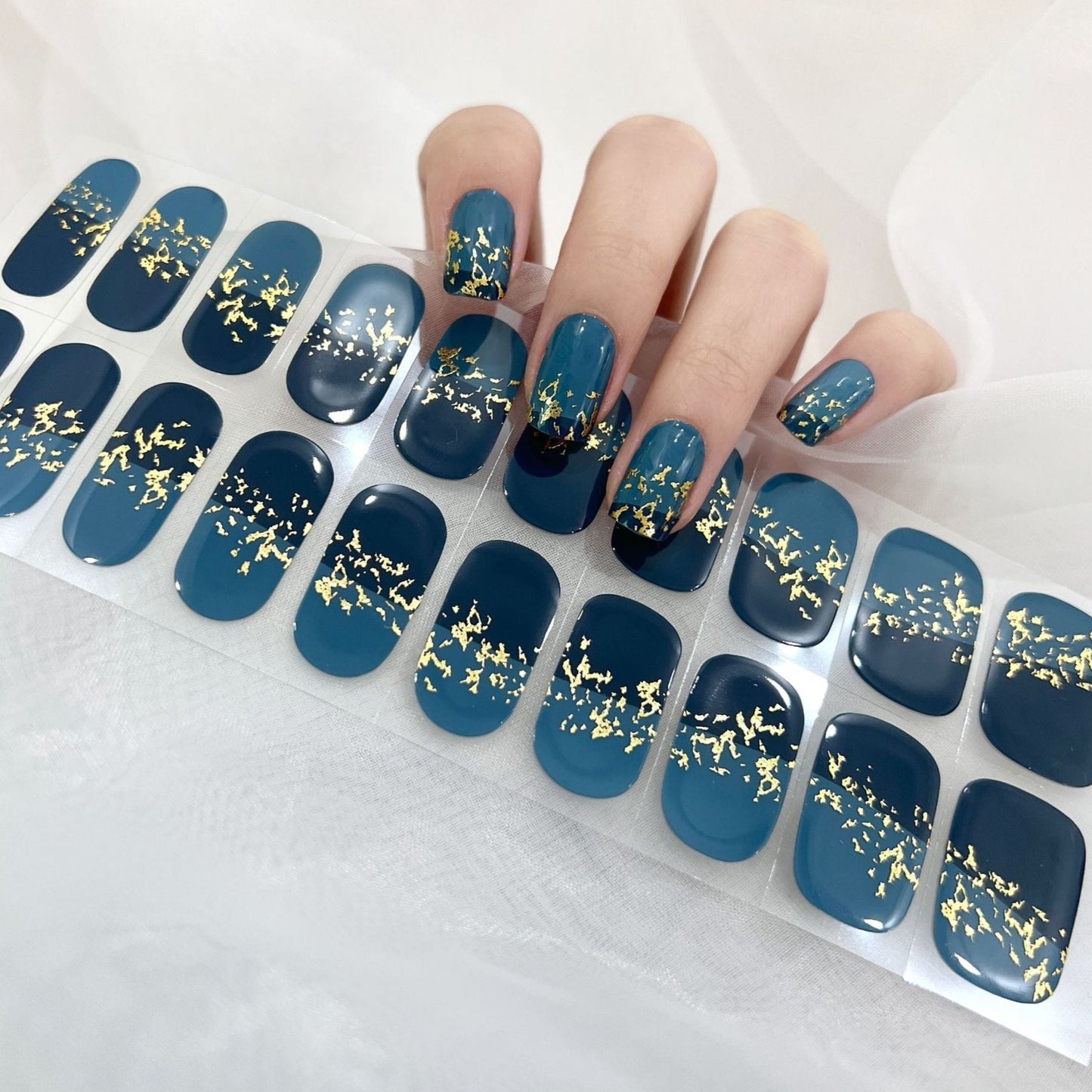 Semicured UV gel nail sticker kit GEL2070（NO UV light needed）