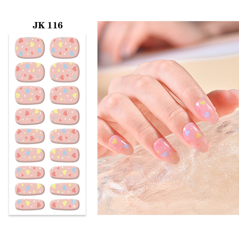 Semi-Cured Gel Nail sticker JK-116