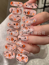 Halloween new nail wraps full stickers