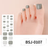 Bandoulières de gel à pédicure