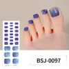 Bandoulières de gel à pédicure