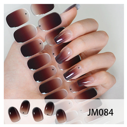 Semi-Cured Gel Nail sticker kit JM84