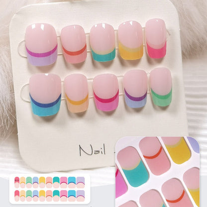 Semicured UV gel nail sticker kit ES-35