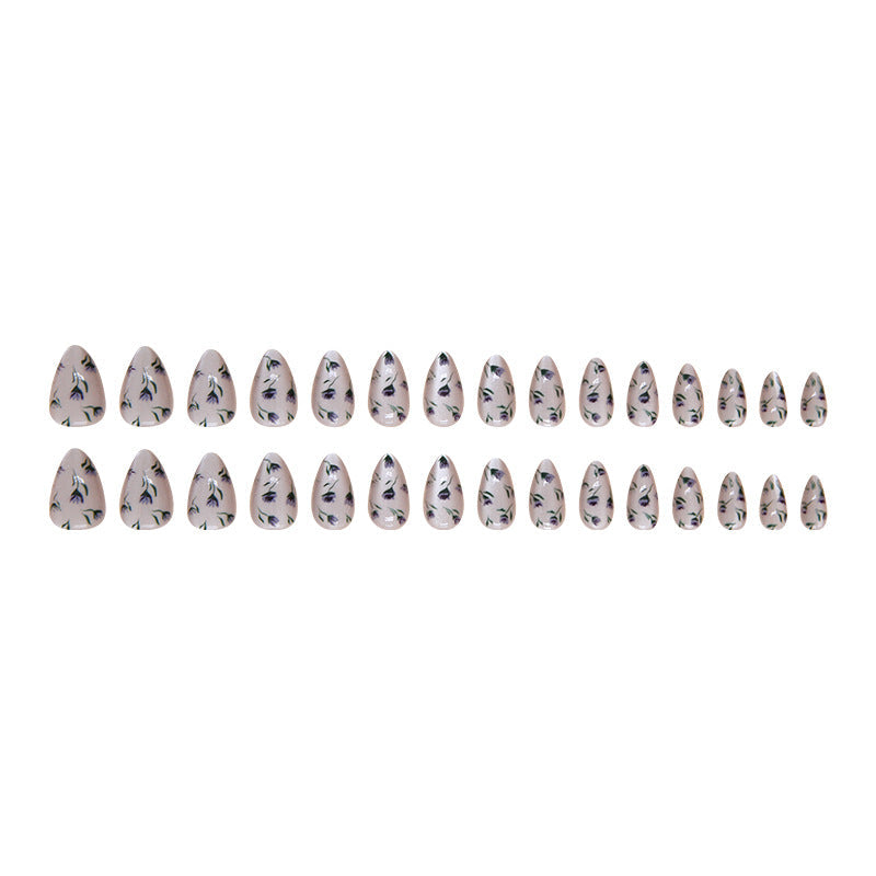 24Pcs press on nail W1550