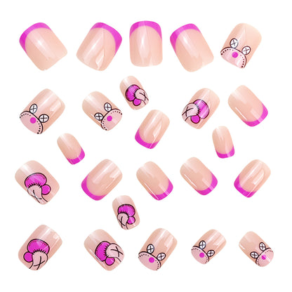 24pcs/Set Press On Nails
