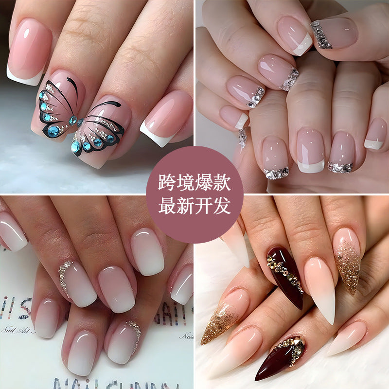 White-edged French wear nail plate