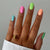 12 Sizes-24 Pcs Press On Nails C379