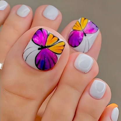 Pedicure fake nail Y826