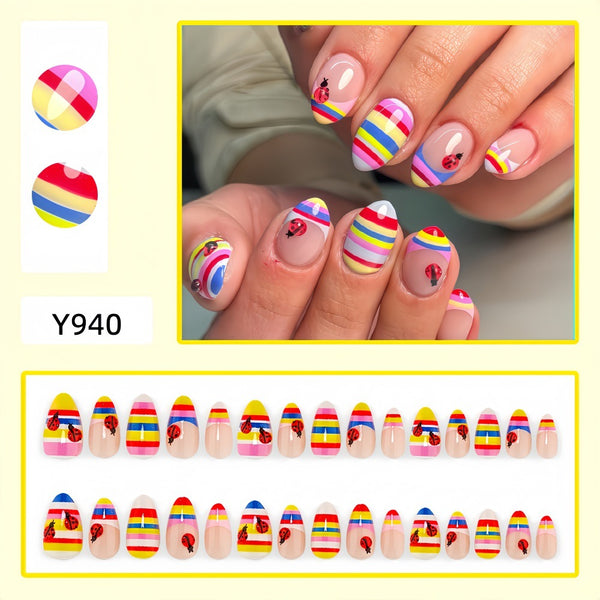 Dopamine rainbow stripes 30 pcs