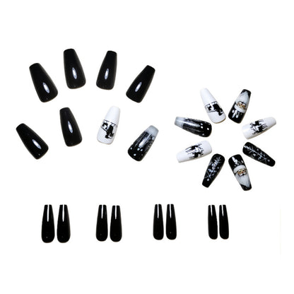 24pcs/Set Press On Nails Y267