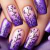 Purple rhyme hand-painted vines