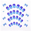 Ombre blue purple