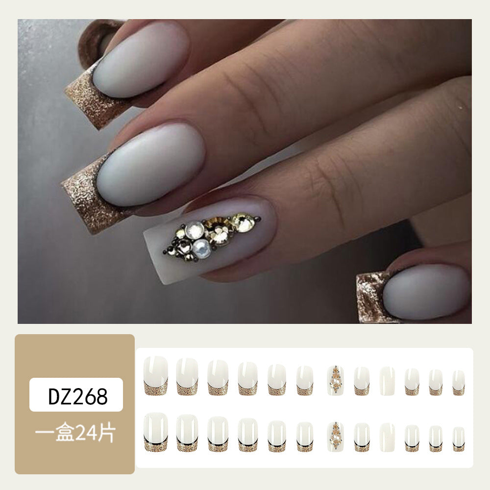 White-edged French wear nail plate