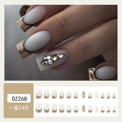 White-edged French wear nail plate