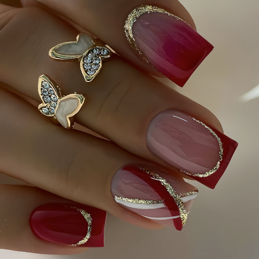 24pcs/Set Press On Nails