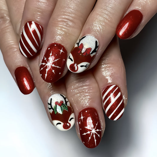 24pcs/Set Press On Nails