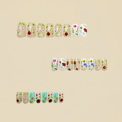 24pcs/Set Press On Nails