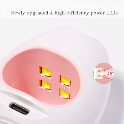 Handheld phototherapy light USB quick drying baking light