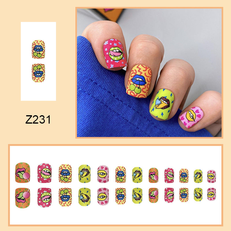 Lollipop nail art