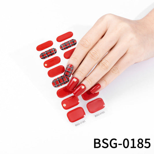 Salon-Quality Gel Nails Strips BSG-0185