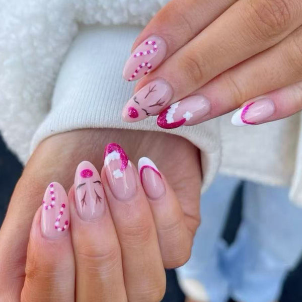 24Pcs/Set Press On Nails JB993