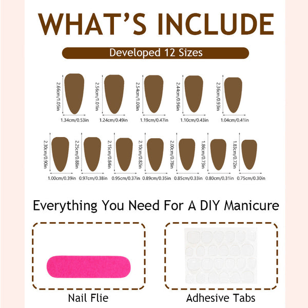 24pcs-set-press-on-nails Selling Well