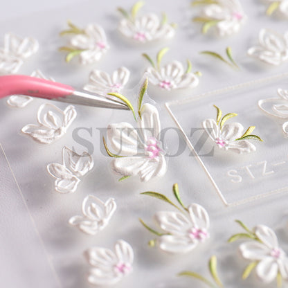 Small Fresh Flower Back Adhesive Patch