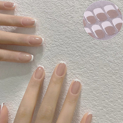 Semicured UV gel nail sticker kit