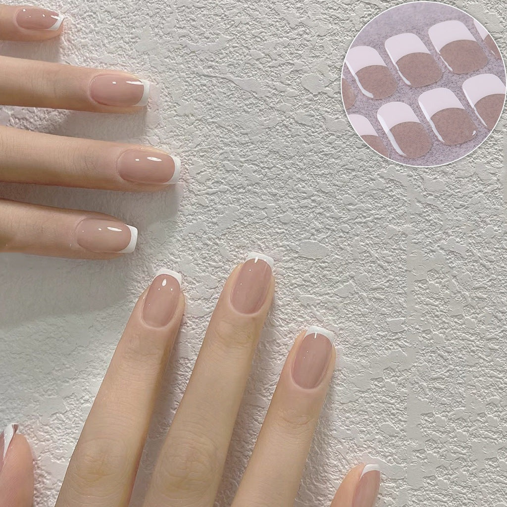 Semicured UV gel nail sticker kit