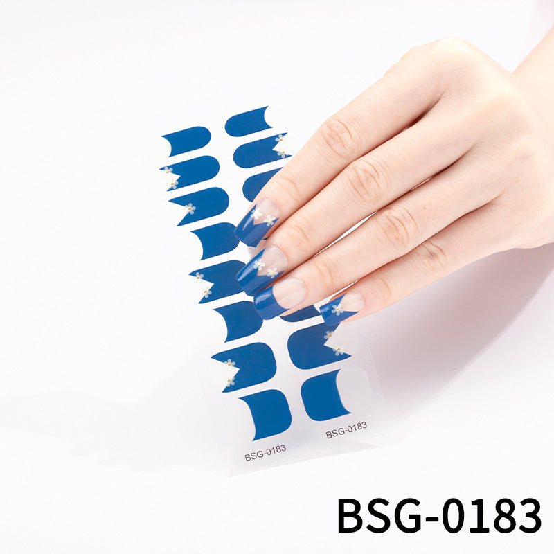 Salon-Quality Gel Nails Strips BSG-0183