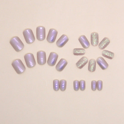 24Pcs press on nail W1234