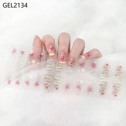 Semicured UV gel nail sticker kit GEL2134