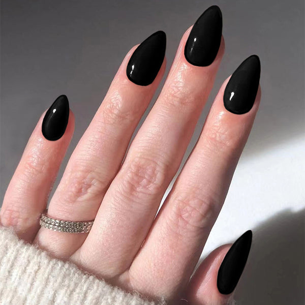 Solid color black 30 pieces