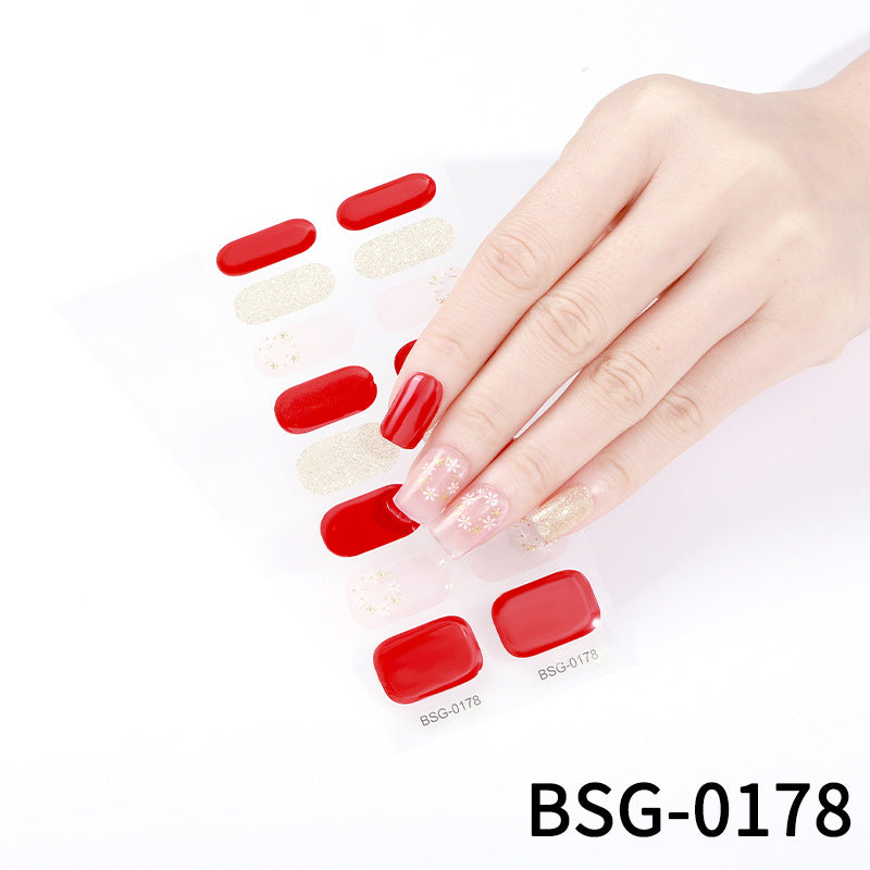 Salon-Quality Gel Nails Strips BSG-0178