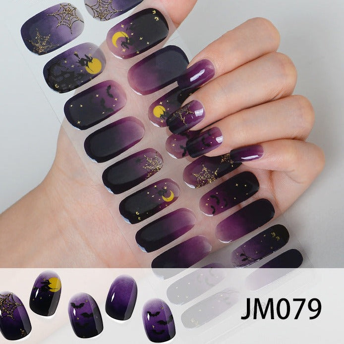 Weekly Deals Semi-Cured Gel Nail sticker kit JM79