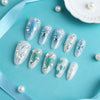 Ombré bleu 3D 30 pièces