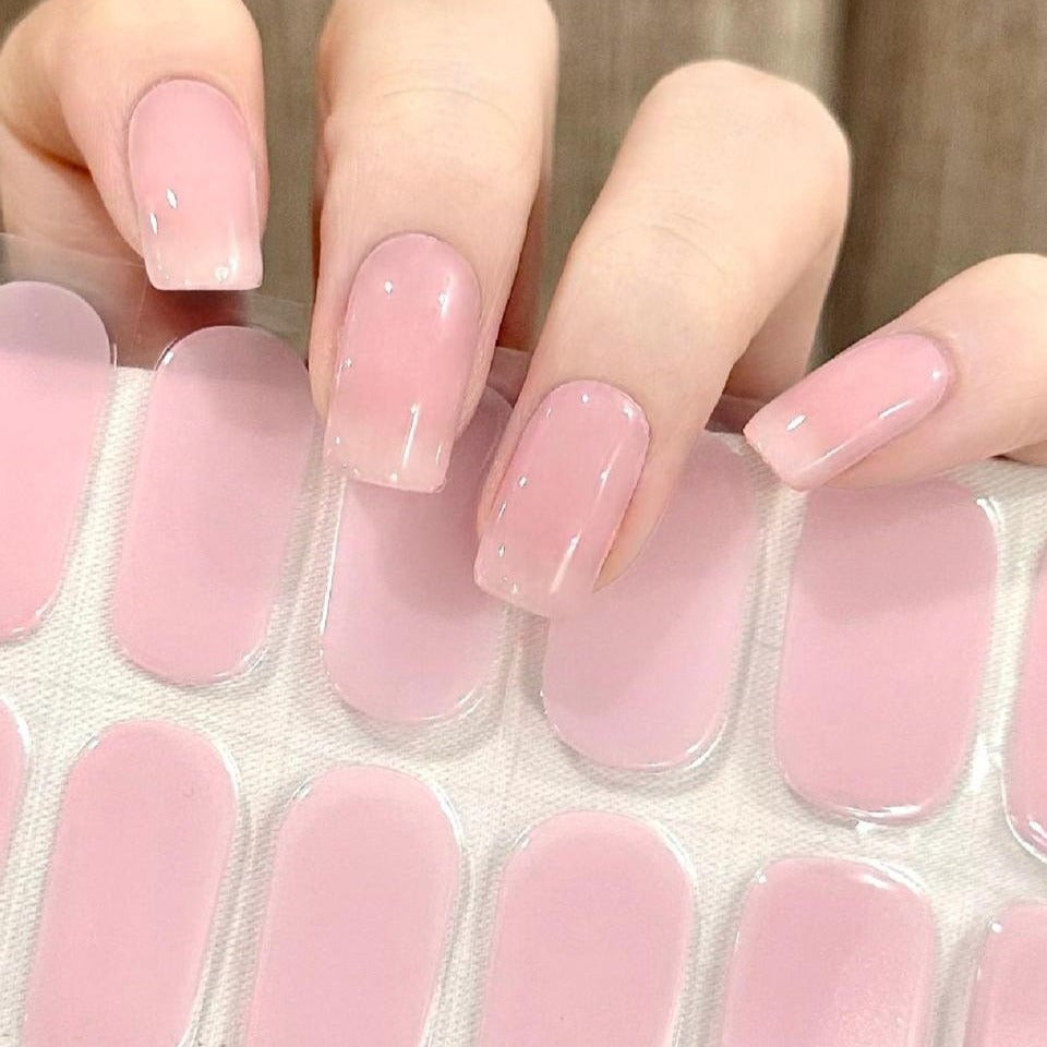 Semicured UV gel nail sticker kit NG200086